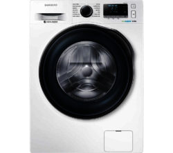SAMSUNG  ecobubble WW80J6410CW Washing Machine - White
